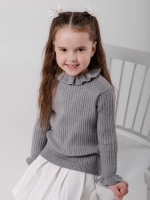 Джемпер для девочки с воланами