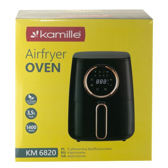 Аэрофритюрница 3,5 л. 1400 Вт. Kamille KM 6820