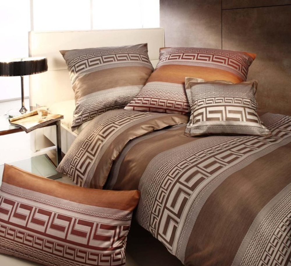 Пододеяльник 200x200 Elegante Metropolis золотой