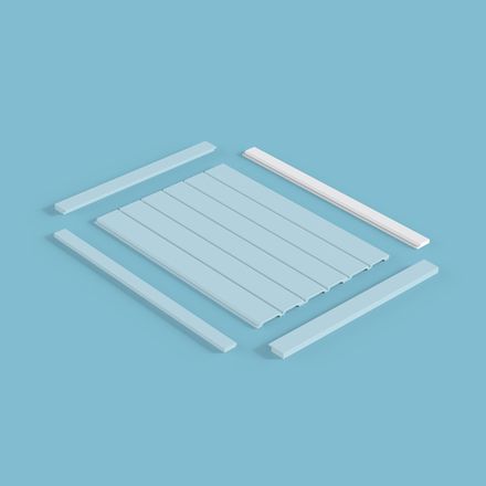 Молдинг финишный Ecopolymer, 46x12 мм