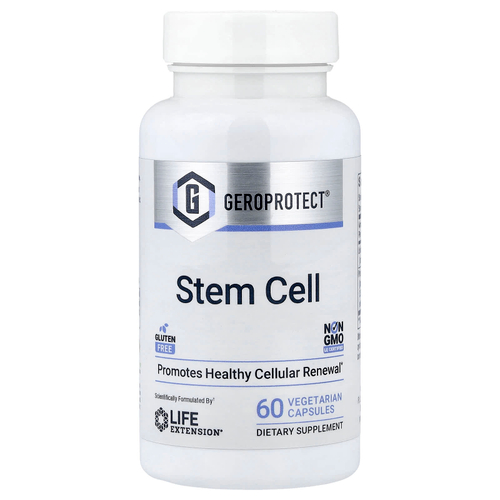 Life Extension, Gero Protect®, стволовые клетки, 60 вегетарианских капсул