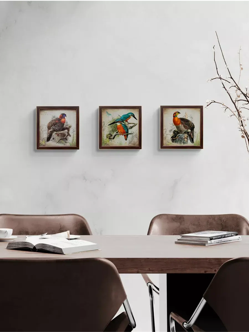 Картина на стену интерьерная на хосте 22,5*22,5 см