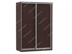 Шкаф купе Модерн 1490х600 2-х дверный 2-х секционный глухой венге
