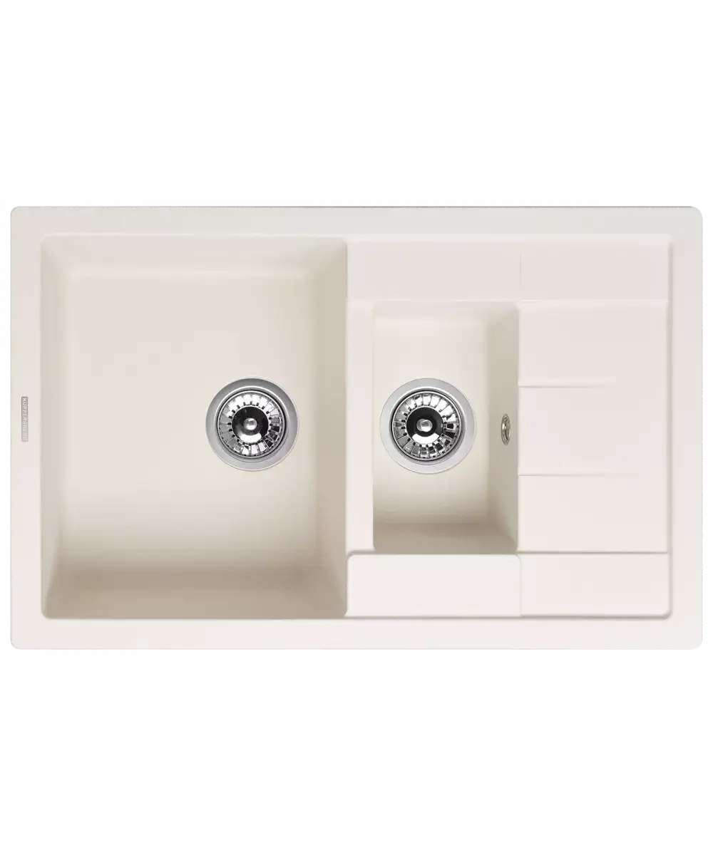 Кухонная мойка Kuppersberg MODENA 1,5B1D WHITE фото 