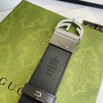 Gucci Двухсторонний кожаный ремень