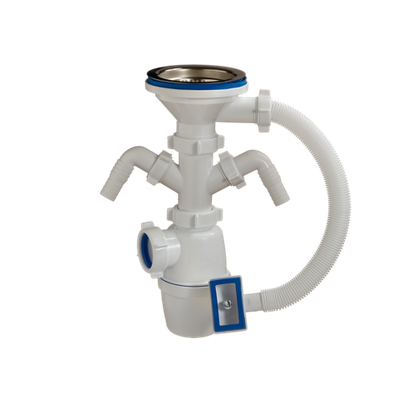 4013 Сифон 3 1/2 40 с переливом ОРИО  (27шт)