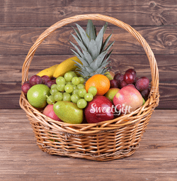 Корзина фруктов "Теплый привет"