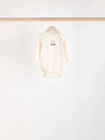 Боди с длинным рукавом для малышей Next N95-294, 5 шт., Бежевый, Серый