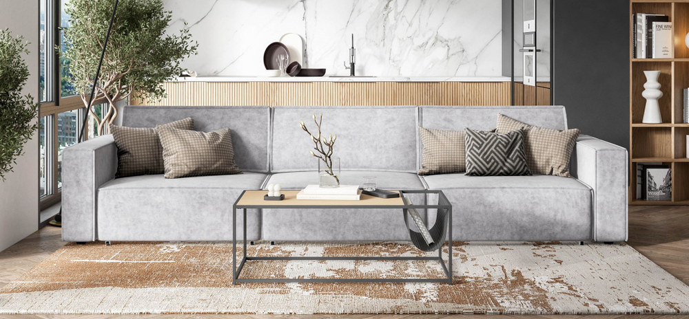 Диван BOSS SOFT MODOOL MAX Велюр Royal агат