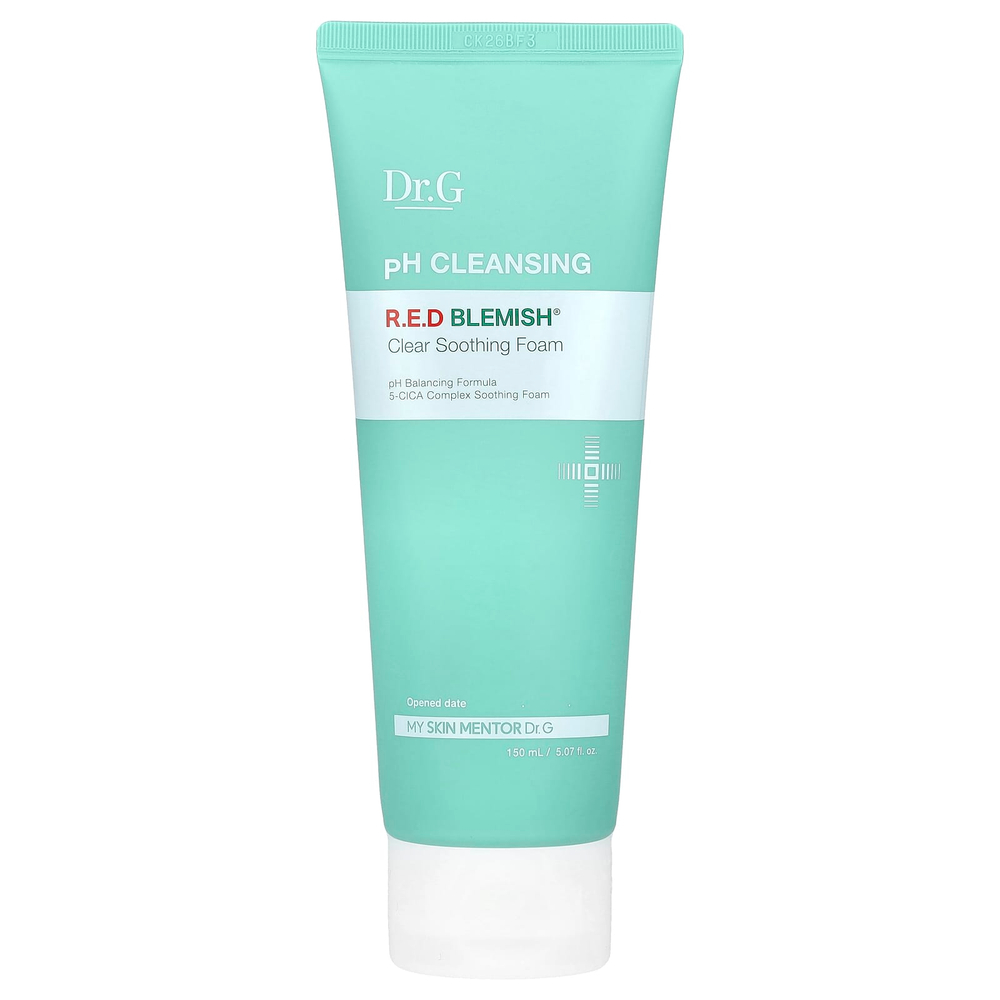 Dr. G, pH, очищающая, успокаивающая пенка для устранения несовершенств кожи, 150 мл (5,07 жидк. унции)