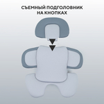 Детская коляска Rant Teo Soft 3 в 1 с автокреслом Aster Zero Graphite Cloud