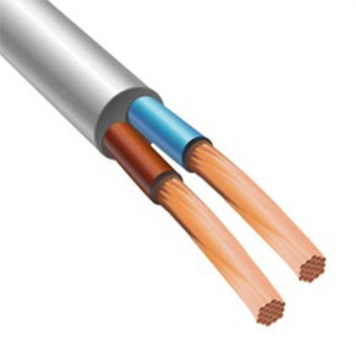 Провод соединительный ПВСнг(А)-LS 2х0,75 белый малодымный ГОСТ 7399 Конкорд ПВСнг(А)-LS 2х0,75 (б)