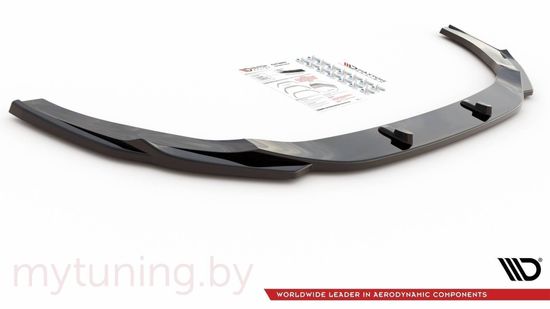 Сплиттер бампера переднего V.1 для AUDI RS5 B9 рестайлинг (19-...)