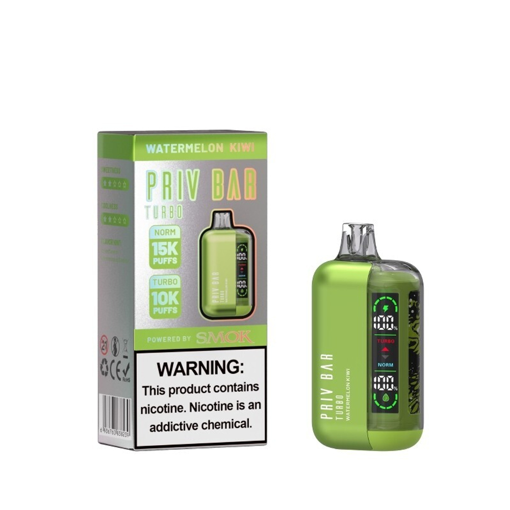 SMOK Spaceman Ultra Turbo Арбуз с киви 15000 купить в Москве с доставкой по России