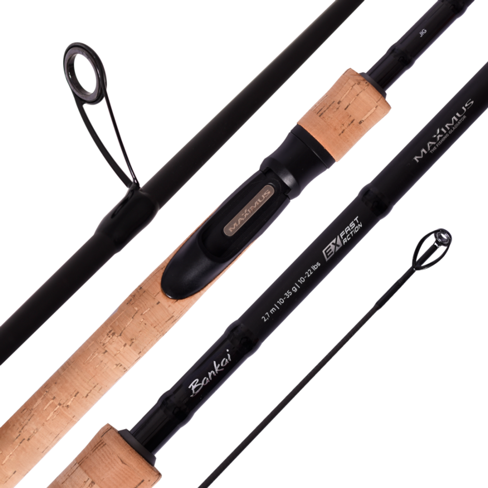 Спиннинг Maximus Bankai Jig MJSBA-24MH 2.4м 17-45г Тр.длина 130см Вес 161г Колец 8