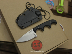 Нож CRKT Minimalist DROP POINT - темная рукоять, светлый клинок