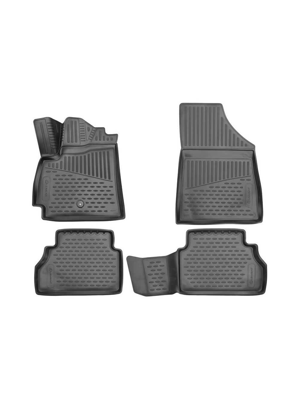 Коврики в салон для CHEVROLET Tracker 2022-, Внедорожник 5 дв., 4шт. (полиуретан) ELEMENT3DAN0379210K