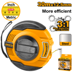 Рулетка геодезическая 30 х 12,5 мм стальная лента