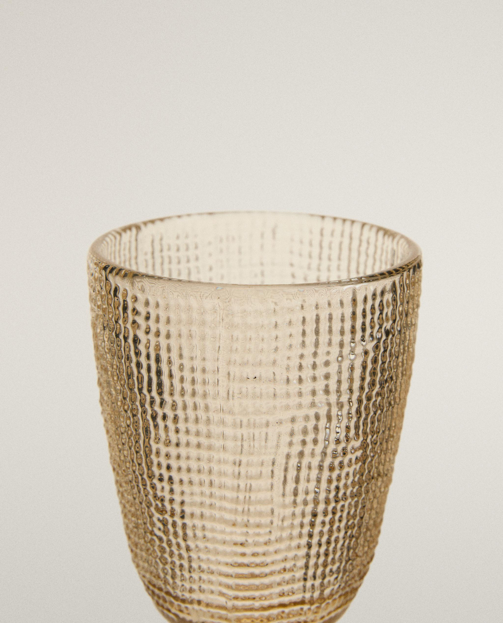 Zara Home бокал из стекла, цвет коричневый, 16.7 см