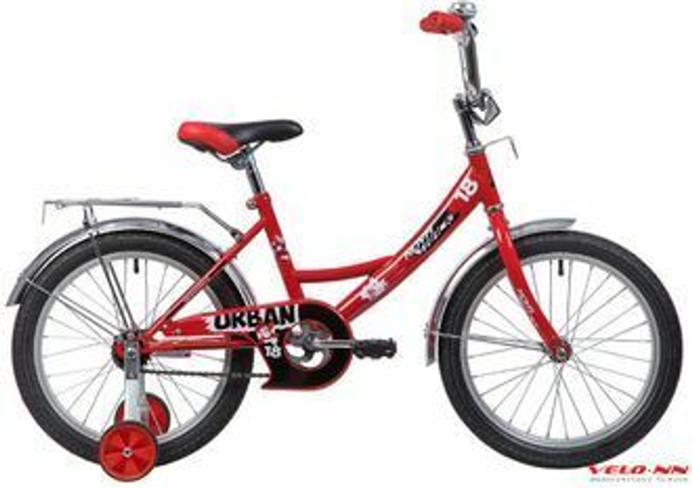 Велосипед NOVATRACK 18" URBAN красный