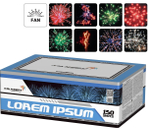 Батарея салютов "Lorem Ipsum" MC150-150 150 залпов * 1.5"