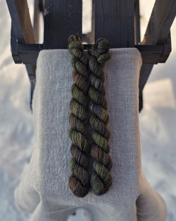 Носочная пряжа с пухом яка "Горная долина" (мини)