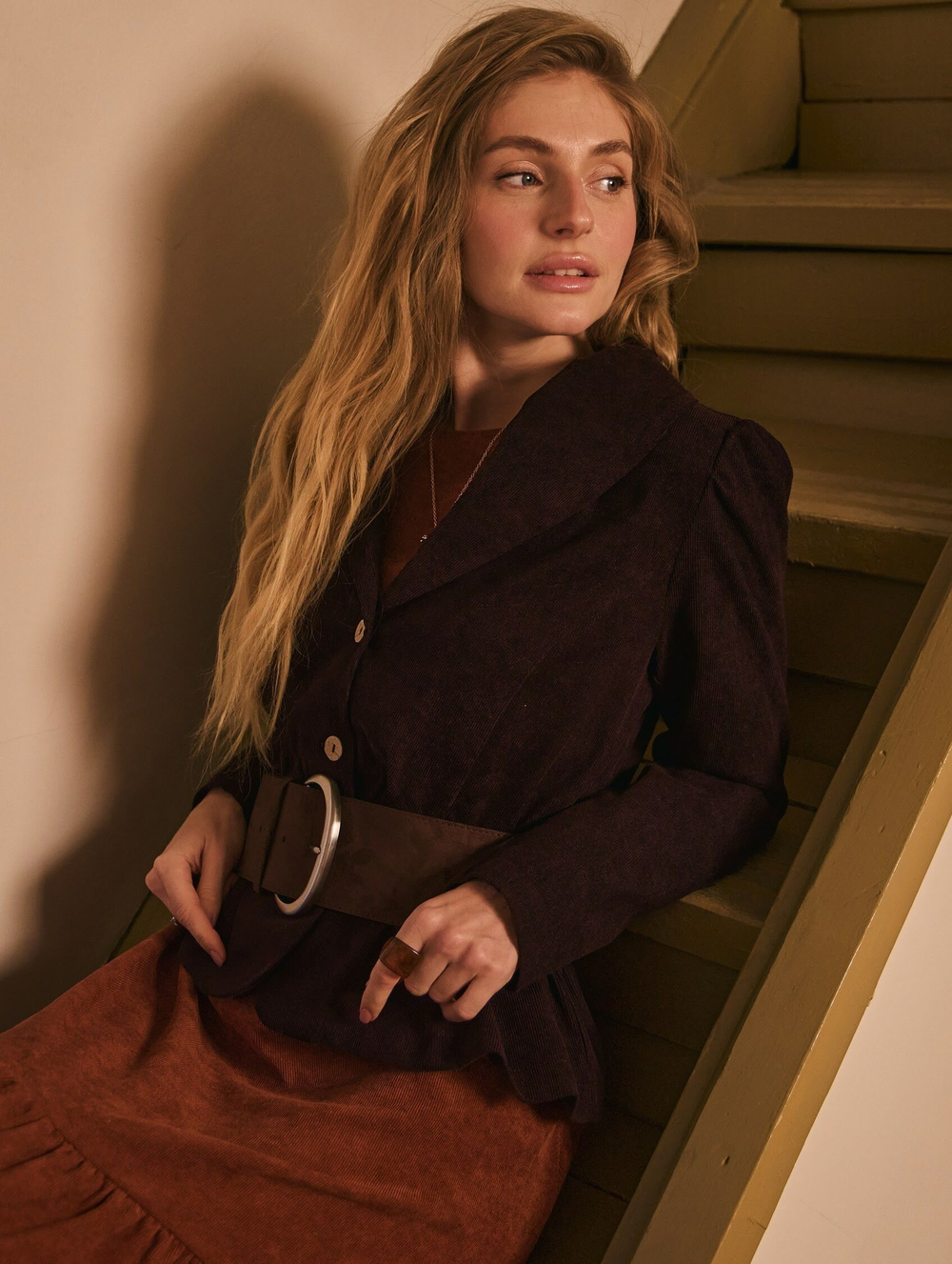 Жакет вельвет укороченный