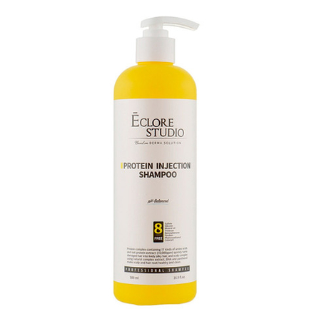 Eclore Studio Шампунь протеиновый - Protein injection shampoo, 500мл    , шт