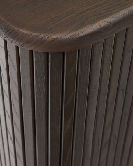 Сервант Mailen 2-дверный, 180x75 см, темный ясень