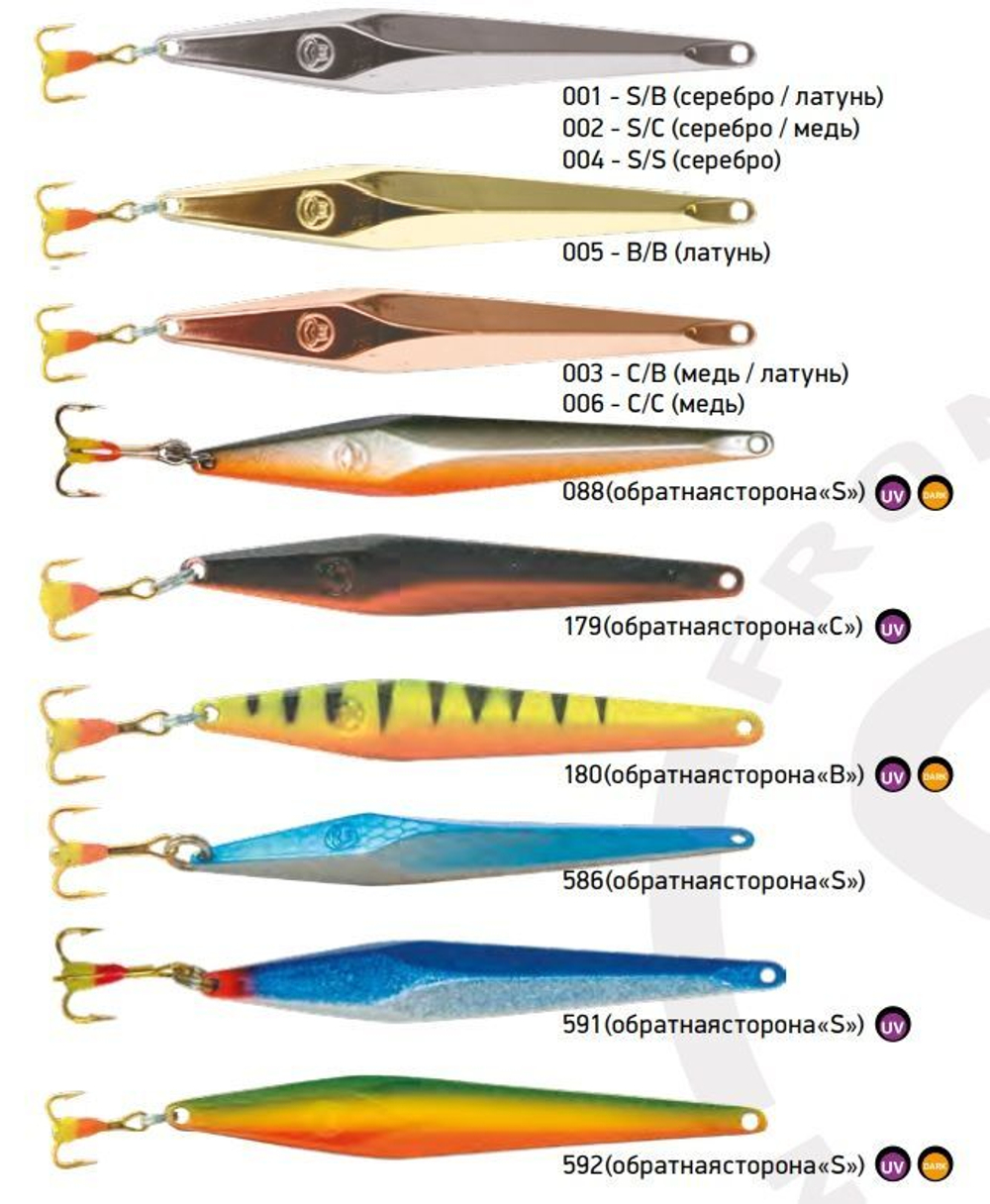 Блесна для рыбалки Dueler, 75мм, 9г, 586 1 шт