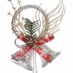 Украшение новогоднее «Сказочный звон» 12*30 см, Серебро