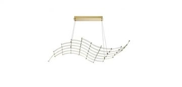 Подвесной светодиодный светильник 41,5W 3000K 7058/45L золотой Welkin Odeon Light.