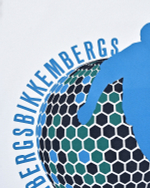 Футболка+Шорты BIKKEMBERGS Белый/Термопринт: футболист//Голубой/Темно-синий Мальчик