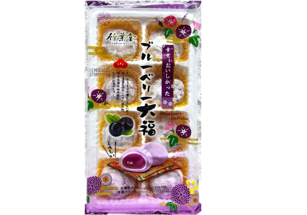 Моти со вкусом черники 8 шт 216 г Bamboo House Blueberry