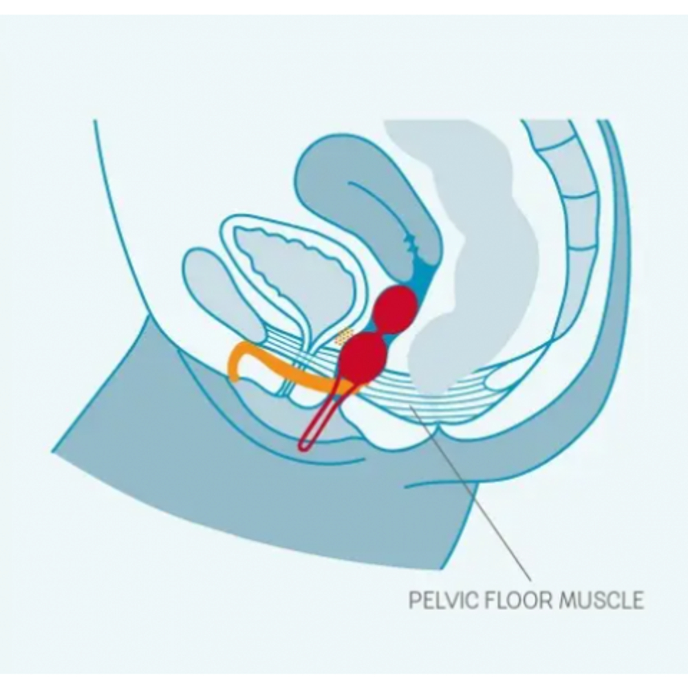 Вагинальные шарики Fun factory SMARTBALLS DUO, черно-серые