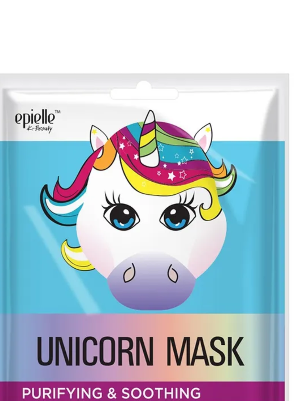 Тканевая маска Epielle Unicorn Mask Purifying&Soothing для сияния 23 мл