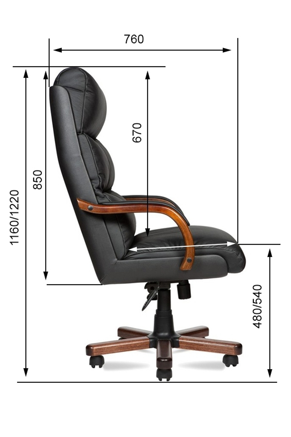 Кресло для руководителя VIP A LX