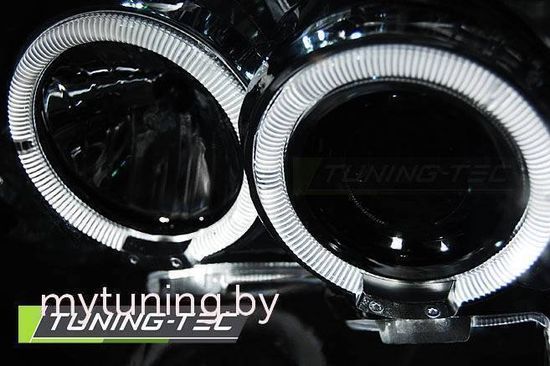 Передние фары Nissan Frontier US chrome