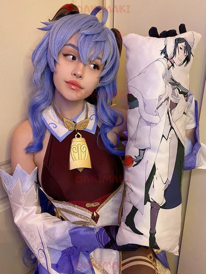 Мини дакимакура Фёдор Достоевский из Великий из бродячих псов арт. M0315, 60х20 см