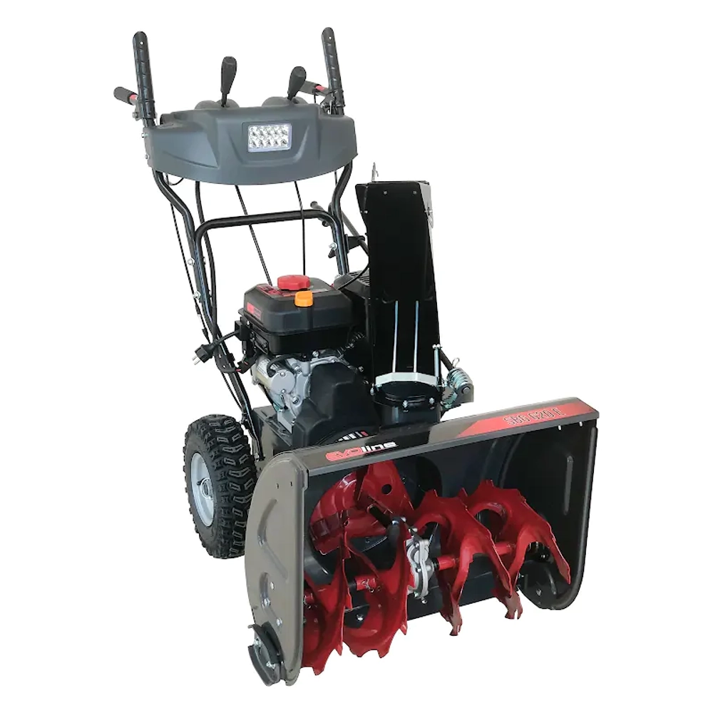 EVOline SBG 620 E бензиновый снегоуборщик 7 л.с, ковш 62 см, выброс 15 м, 6 вперед/2 назад
