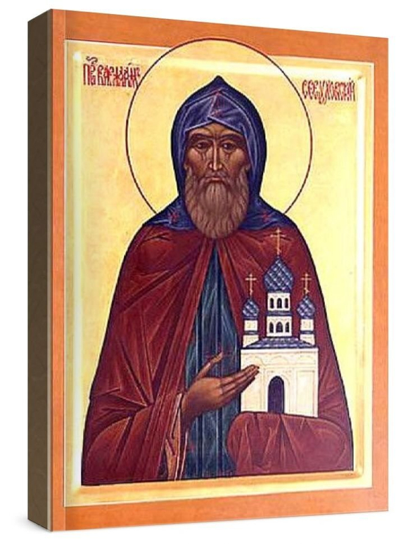 Варлаам Серпуховской (рукописная икона)