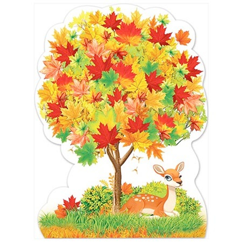 Плакат "Осенний клен", А2, 440*596мм, 46022 0801013