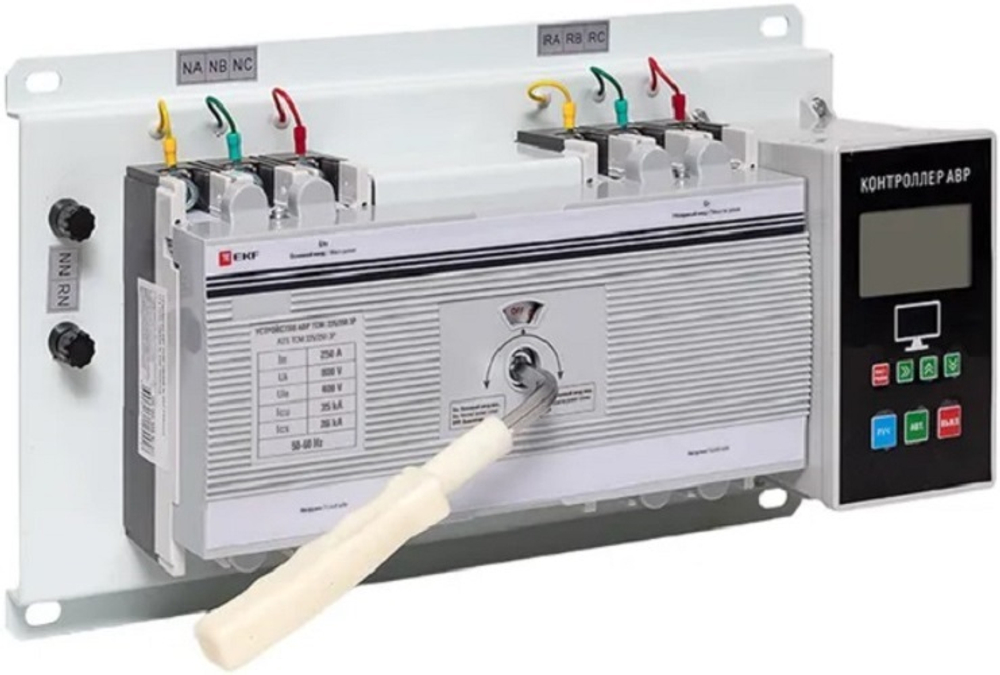 Автоматический ввод резерва  EKF ats-tsm-225-250A-3p-pro