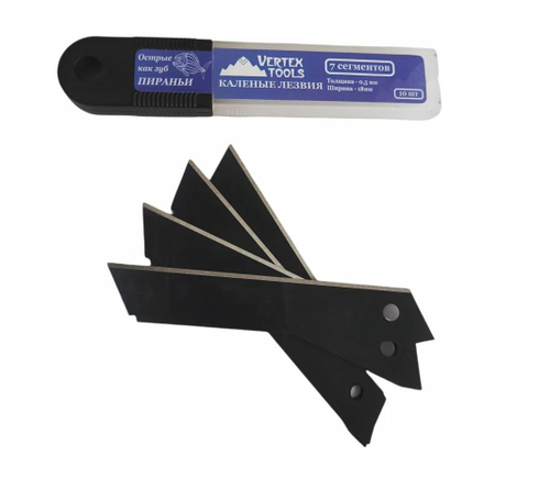 ЛЕЗВИЯ КАЛЕНЫЕ 18 мм (20/ 400), шт