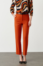 3933 Брюки женские  (терракотовый)