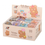 Точилка Basir, двойная, с контейнером, серия "Мишка", 5*4.5 см