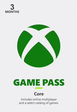 Xbox Game Pass Core для Xbox/ПК (абонемент на 3 месяца) [активация в новый аккаунт страна Индия, цифровой код доступа]