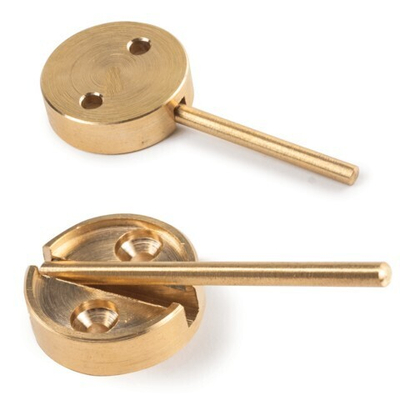 Чашка-флажок под пластилин латунь