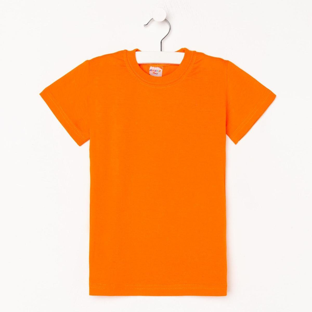 Футболка детская, цвет оранжевый, р. 86. 7087287, 1 шт.