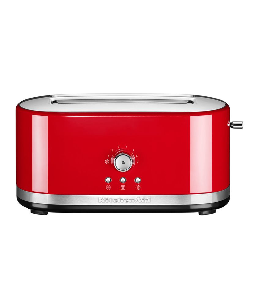 KitchenAid Тостер с ручным управлением и удлиненными слотами, красный